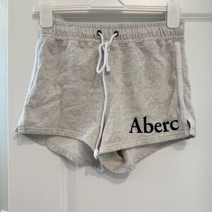 Abercrombie Gray Drawstring Shorts